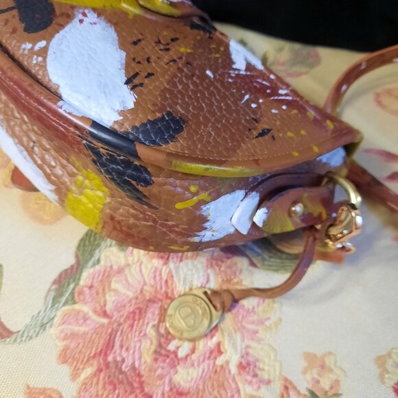 Dipinta Inspired Hand Painted Leather Dooney & Bourke Cavalry Trooper - Picture 5 of 15